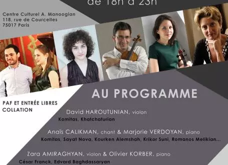 Concert de à quatre mains, Centre culturel Alex Manoogian, Paris