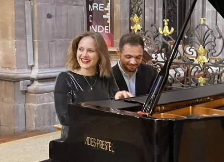 Concert de piano à quatre mains aux après-midis musicals d'Eaubonne