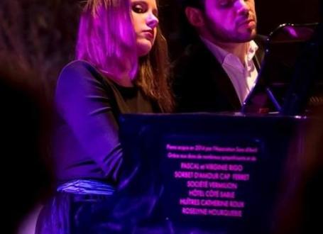 Concert de piano à quatre mains au Salon Herbelin à Malakoff